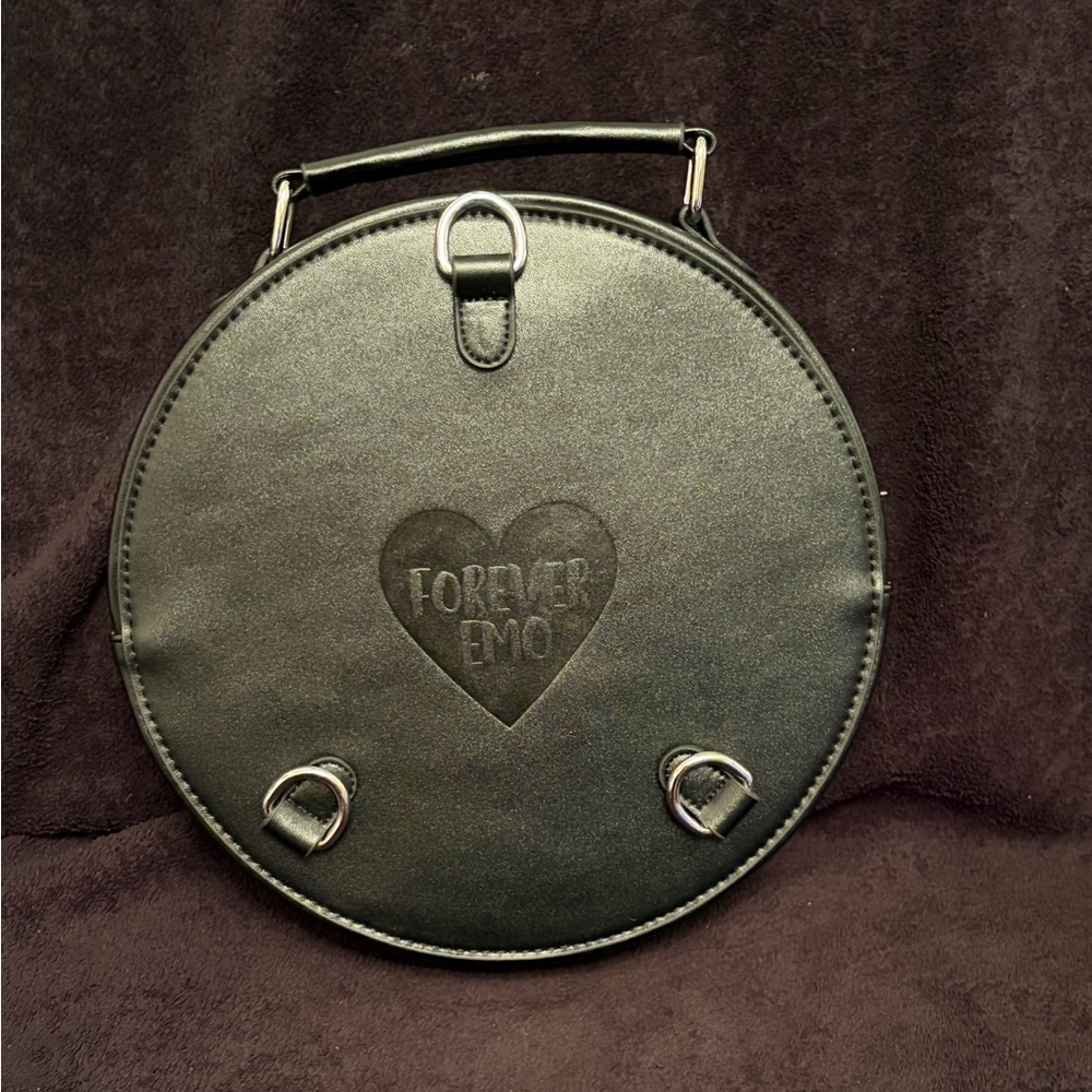 Forever Emo Circle Convertible Bag - Black (NWT) - Picture 3 of 4
